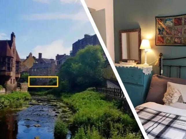 Edinburgh's Dean Village River View Retreat Couette-café *